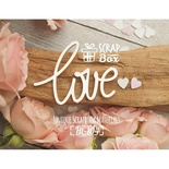 Чипборд ScrapBox - Надпись Love