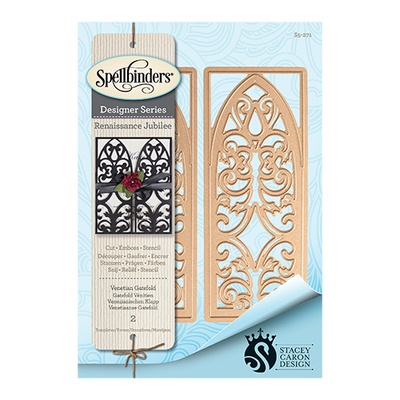 Нож для вырубки от Spellbinders - Stacey Caron - Renaissance Jubilee - Venetian Gatefold