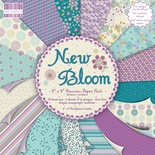 Набор бумаги для скрапбукинга First Edition - New Bloom, 48 листов, размер 20х20см.
