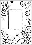 Папка для тиснения Crafts Too Embossing Folder - Stars Frame