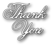 Нож для вырубки от Poppystamps - Vintage Thank You