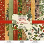 Набор скрапбумаги Winter botanical diary 30,5x30,5 см, 10 листов, ТМ Фабрика Декора
