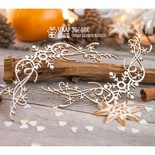 Чипборд ScrapBox - Уголки с морозным узором 2шт Hw-058