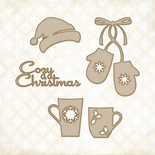 Чипборд Blue Fern Studios - Cozy Christmas