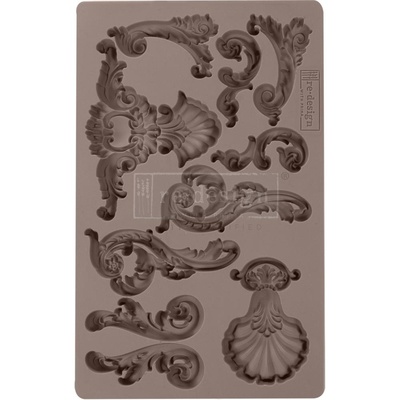 Молды силиконовые от Prima - Oceanica Flourish - Prima Marketing Re-Design Mould 5"X8"X8mm