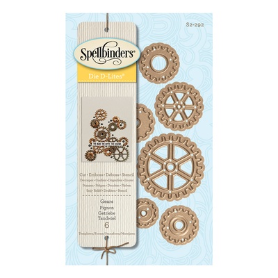 Ножи от Spellbinders - Die D-Lites Gears Etched Dies