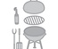 Ножи от Spellbinders - Die D-Lites Weekend Grill Etched Dies