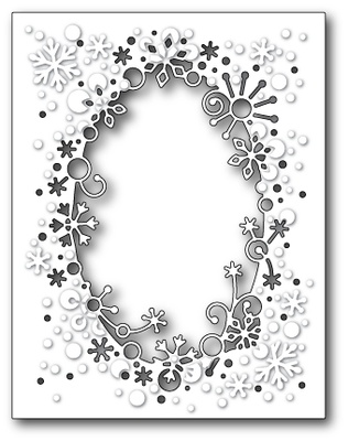 Нож для вырубки от Memory Box - Flurry Snowflake Frame  