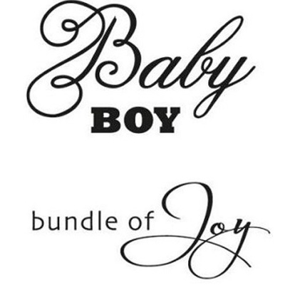 Набор акриловых штампов Marianne Design - Clear Stamps - Baby Boy