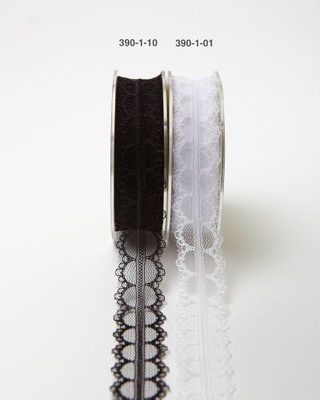 Кружево Lace Ribbon, ширина 2,5 см, 90 см, цвет белый