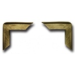 Набор металлических уголков 7 Gypsies - Antique Brass, 4 штуки