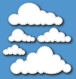 Ножи от Memory Box - Stitched Clouds craft dies