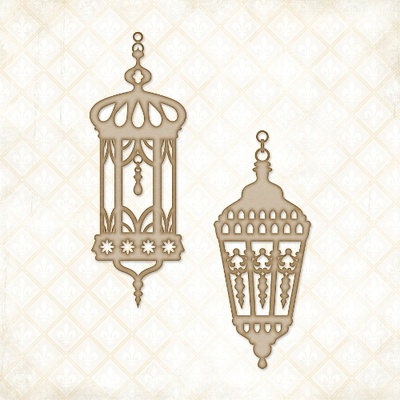 Чипборд Blue Fern Studios - Eastern Lanterns