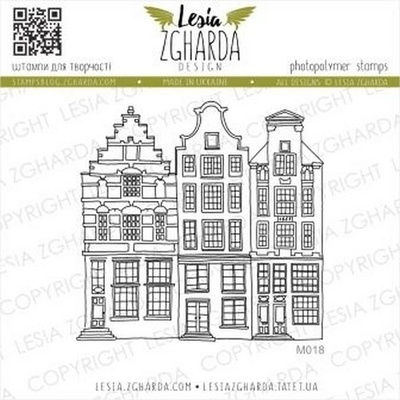 Акриловый штамп Lesia Zgharda ЖК Амстердам M018