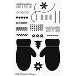 Акриловый штамп My Favorite Things - LJD Cozy Mittens, 19 штук (LJD43)