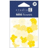 Набор бумажных цветов Studio G - Yellow, цвет желтый, 20 штук