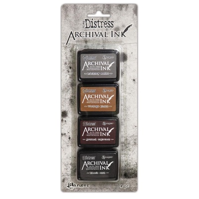 Набор архивных чернил Ranger - Distress - Mini Archival Ink Pads - Kit 3