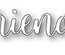 Нож для вырубки от Poppystamps - Friend Folksy Script