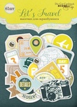 Набор высечек для скрапбукинга от Scrapmir  - Let's Travel, 61шт.