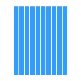 Набор полосок бумаги для квиллинга, 1 цвет (синий интенсив), 1,5х295мм, 160 г/м2, 100 шт.