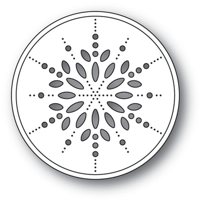 Ножи для вырубки от Memory Box - Pinpoint Snowflake Circle