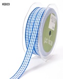 Лента SOLID/CHECK, ширина 9,5 мм, цвет ROYAL BLUE, 90 см
