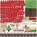 Наклейки от Echo Park- Alpha Reflections Christmas