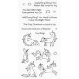 Акриловый штамп My Favorite Things - Friendly Unicorns, 18 шт.