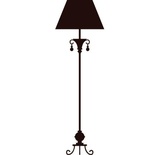Акриловый штамп Floor lamp Лампа, размер 2,2 * 6,7 см