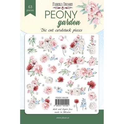 Набор высечек коллекция Peony garden, ТМ Фабрика Декора