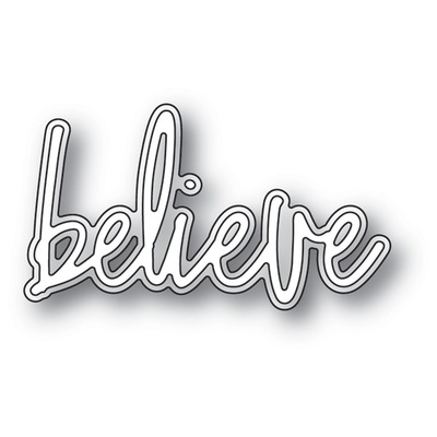 Ножи для вырубки от Memory Box - Believe Jotted Script