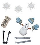Набор декоративных пуговиц Dress It Up -  Dashing Thru the Snow