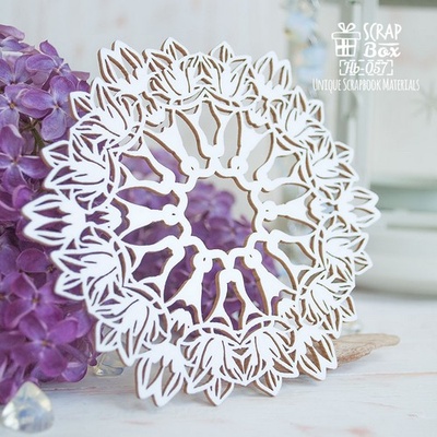 Чипборд ScrapBox - Фоновой Фрезия Hb-057