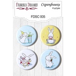 Набор скрапфишек Фабрика Декору из 4 шт. FDSC 005