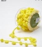 Лента Pom Pom String, ширина 1,2 см, 90 см, цвет желтый
