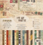 Набор бумаги "I've got your six" от Craft Paper, 30x30см