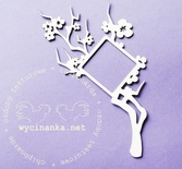 Чипборд от Wycinanka - Рамка из коллекции Вишневый цвет, номер 3