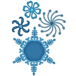 Набор лезвий от Spellbinders - Snowflake Pendants