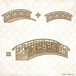 Чипборд Blue Fern Studios - Layered Iron Bridge