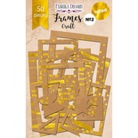 Набор рамок с фольгированием №2 Kraft, 50 шт, ТМ Фабрика Декору