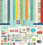 Набор бумаги от Echo Park "Scoot", 30x30, 12 листов