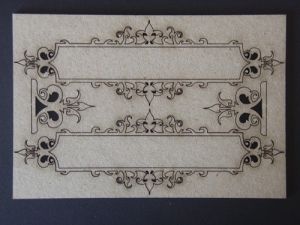 Чіпборд від Dusty Attic - Vintage Nameplate set, 4 шт.