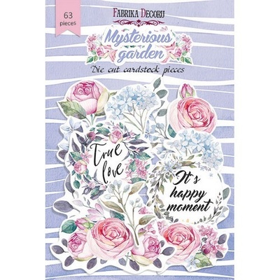 Набор высечек Mysterious garden, 63 шт, ТМ Фабрика Декора