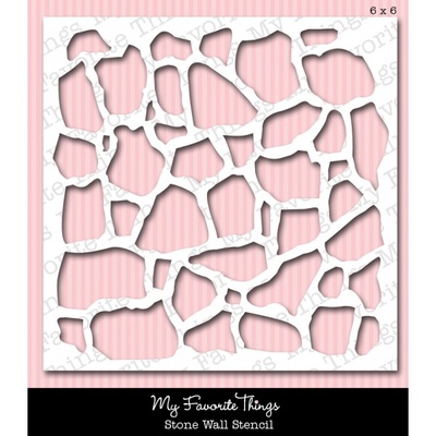 Маска My Favorite Things - Stencils MPD Stone Wall, 15х15 см