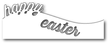Ножи от Memory Box - Curved Happy Easter craft die