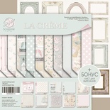 Набор двусторонней бумаги 20х20см от Scrapmir La Creme 10шт.