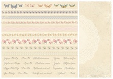 Лист двусторонней бумаги от Pion Design - Borders - For Mother, 30х30