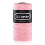 Хлопковый шнур от Divine Twine - light Pink Solid, 1 мм, цвет розовый, 1м