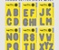 Ножи от Waffle Flower - Jumbo Letter A-Z Set, в наборе 26 тройных ножей