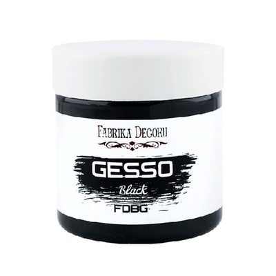 Покрытие Gesso Black, ТМ Фабрика Декора, цвет черный